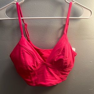 Aerie Pink V-Cut Bikini Top / Bralette